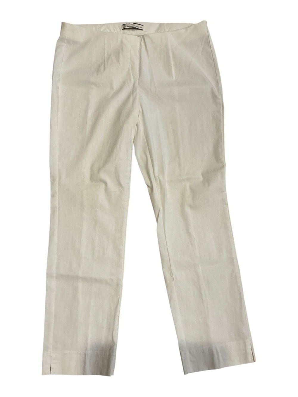 Stehmann White Straight Leg Pants
